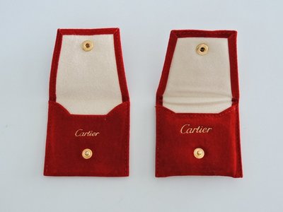 全新 cartier 卡地亞 原廠 紅色絨布袋 首飾袋 飾品袋 錶袋 項鍊袋  戒指袋 -耳環袋 收納袋