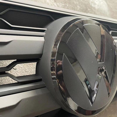 VW 車標改裝 T-ROC 18-23年 ACC 鏡面前標 免拆 grille logo 後