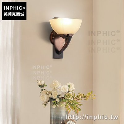 INPHIC-廁所玻璃鏡前燈復古美式歐式床頭浴室壁燈鄉村_ZKJA
