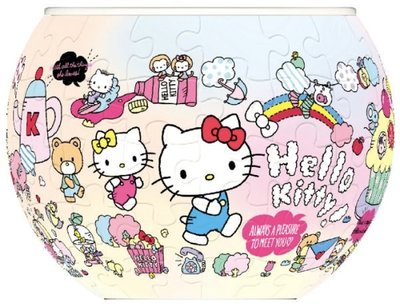 拼圖專賣店 AJR80-001(80+4P立體花盆拼圖 三麗鷗 Hello Kitty)