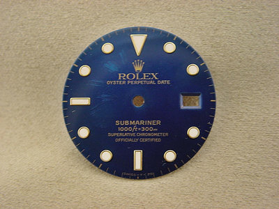 ROLEX 勞力士 16803 16613 16618 原裝藍色面盤 無翻寫 有氧化 80~90年代老件 NG品 實物拍照