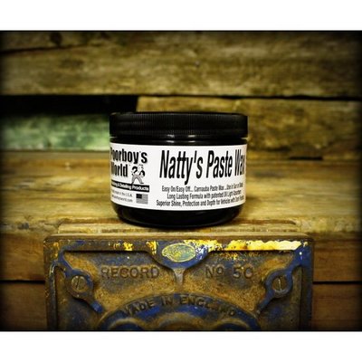 美國Poorboy's波仔世界黑棕櫚蠟Natty's Paste Wax BLACK深色系用時光裡雜貨鋪