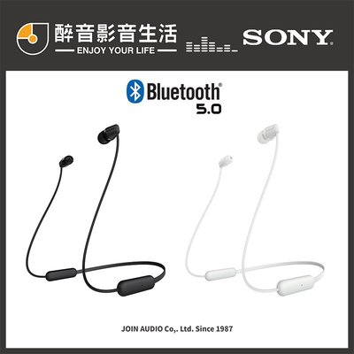 【醉音影音生活】送收納袋 Sony WI-C200 無線入耳式耳機.藍牙5.0.長效電池15小時.磁吸耳機.公司貨