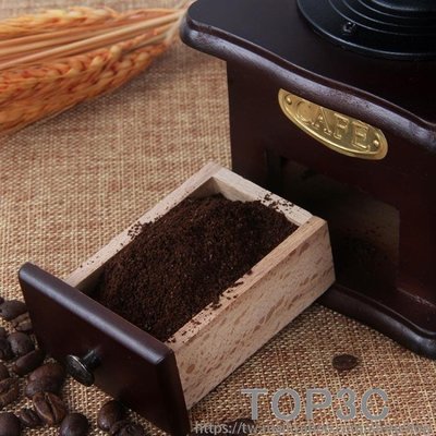 熱賣中 咖啡磨豆機手動超省力復古家用手磨粉碎機鑄鐵大手輪咖啡豆研磨機
