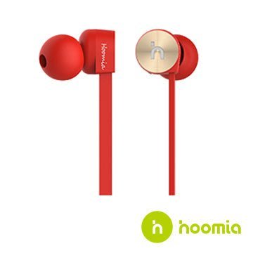 hoomia 好米亞 E1G (熱情紅) 鸚鵡螺入耳式立體聲耳機
