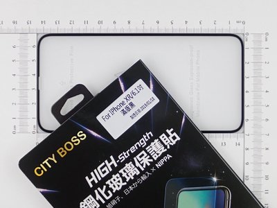 CITY BOSS Apple iPhone XR A2105 螢幕保護貼鋼化膜 XR黑 CB滿版2.5D玻璃全膠
