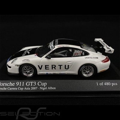 二手 MINICHAMPS 1/43 PORSCHE 911 GT3 CUP PORSCHE CARRERA VERTU