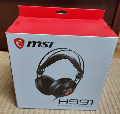 全新品 未拆封 MSI H991 微星 電競用耳罩式耳機 Gaming Headset