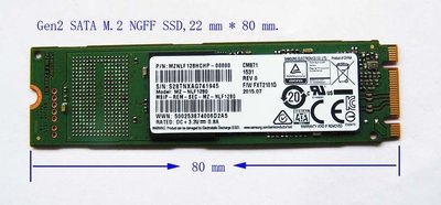 CM871 展示 三星 128GB 128G SSD M.2 NGFF 非 64G 256G 120G 240G