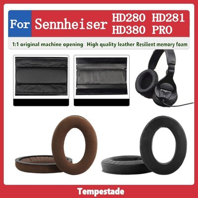 適用於 Sennheiser HD280 HD281 HD380 PRO 耳機套 耳罩 耳機保護套 海綿套 頭梁墊 配件