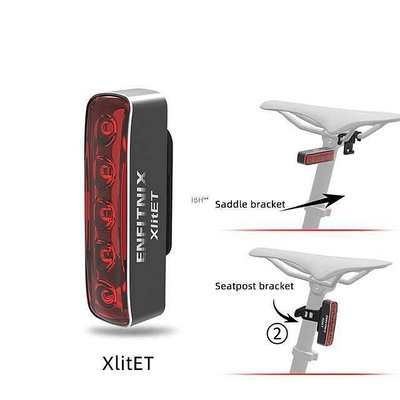 Enfitnix XlitET 啟動停止剎車感應手電筒, 用於自行車尾燈 LED-來可家居