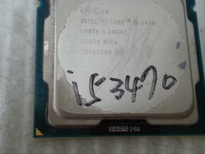 【 創憶電腦 】Intel i5-3470 6M/4C4T 1155腳位 CPU 直購價250元