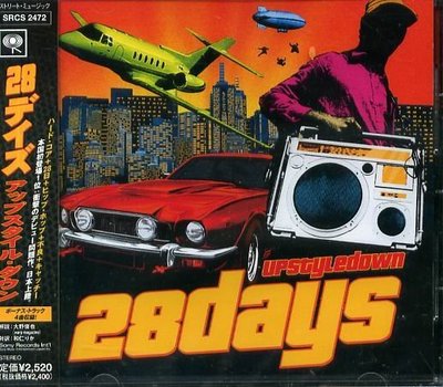 K - 28 Days - Upstyle Down - 日版 CD+4BONUS - NEW Upstydown