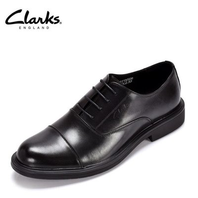 clarks其樂男鞋新款商務正裝皮鞋牛皮百搭系帶德比鞋時尚男士婚鞋