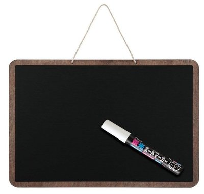 日本進口 好品質粉筆螢光筆pop筆可寫木框黑板可吸磁鐵寫字板menu菜單留言板牆壁上掛板記事板  5293c