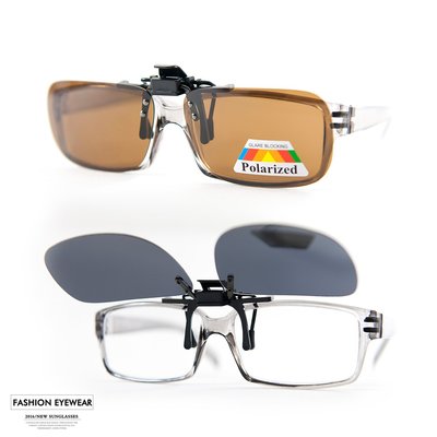 (滿800免運)可掀式寶麗來偏光夾鏡掛鏡夾片防眩光+UV400可量身訂作眼鏡族可用適合開車通勤騎行太陽眼鏡可參考