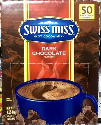 Costco好市多 SWISS MISS 瑞士小姐 香醇巧克力即溶可可粉 31g x50入