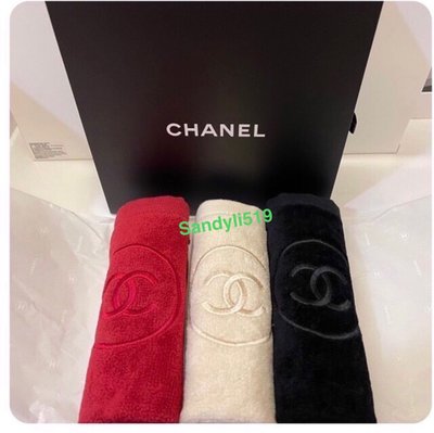 CHANEL 🔥香奈兒 VIP 滿額禮 現貨 全新 限量三件毛巾組 方巾組 禮盒組 旅行組 保養組 15*15公分