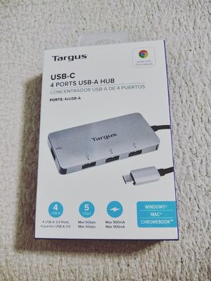 Targus USB-C 4PORTS USB-A HUB轉換器