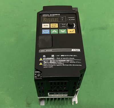 OMRON 3G3JX-A2007 0.75KW / 1HP INVERTER 變頻器 (#3943)