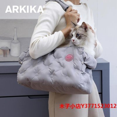【熱賣精選】寵物包ARKIKA波爾卡圓點寵物貓包外出便攜小狗狗大容量秋冬季出門背包