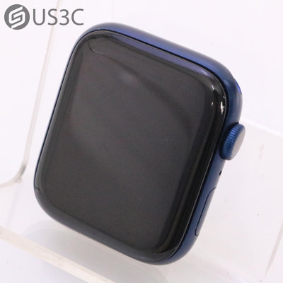 【US3C-高雄店】【一元起標】台灣公司貨 Apple Watch 6 44mm GPS版 藍色 鋁合金錶殼 蘋果手錶 運動模式偵測 血氧濃度感測器 智慧手錶
