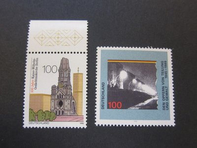 【雲品四】德國Germany 1995 Sc 1903,1913 sets(2) MNH 庫號#B523 83328