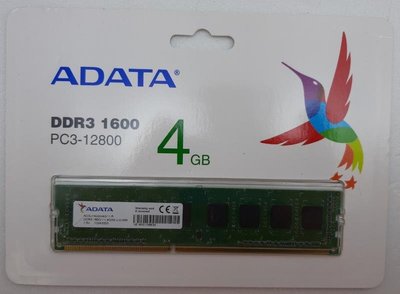 【冠丞3C】威剛 ADATA DDR3 1600 4G 桌上型 記憶體 RAM-033