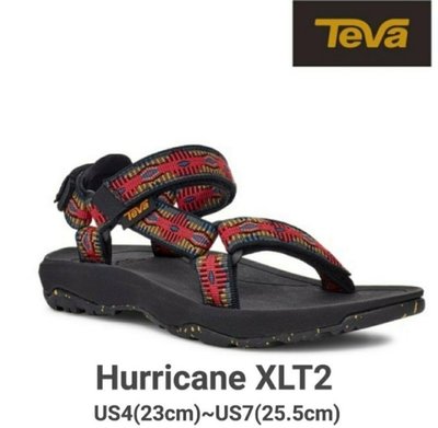 TEVA大童 Hurricane XLT2 水陸機能經典織帶涼鞋/峽谷紅-TV1019390YCYR