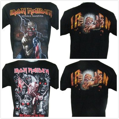 【搖滾帝國】英國重金屬樂團Iron Maiden 原廠進口t-shirt 各專輯封面圖案 S號系列七 個性女裝 百搭風格