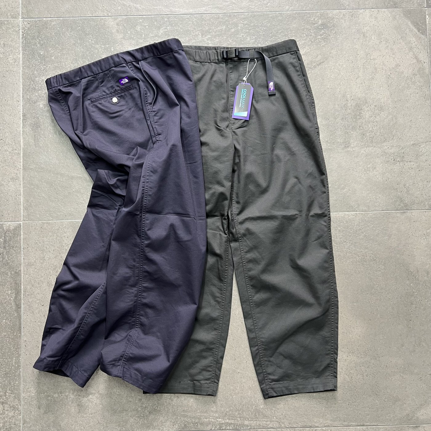 Lindaの小店The North Face Stretchtwillwide Tapered北面紫標長褲