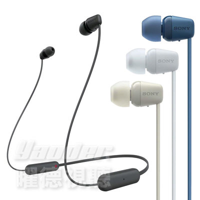 【曜德】SONY WI-C100  頸掛式藍牙耳機 4色 可選