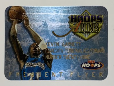 1996-97 NBA Hoops Airlines Frequent Flyer Kevin Garnett (C