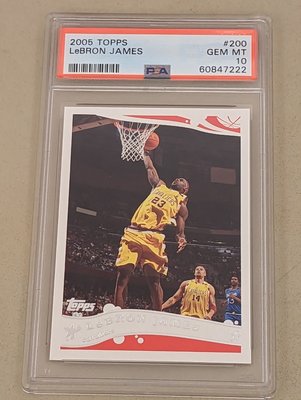 2005-06 Topps #200 LeBron James PSA10