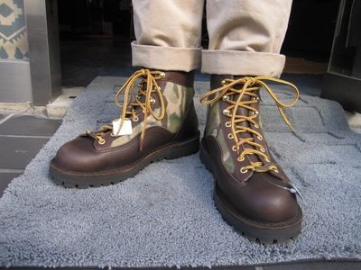 DANNER 美國製造 Light II GoreTex Vibram 登山靴 工作鞋 迷彩咖啡皮革 軍靴 正品現貨7E