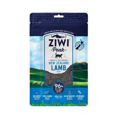 紐西蘭ZiwiPeak 巔峰 98%鮮肉貓糧-牛肉/羊肉/雞肉/貓飼料 400G (另有其他口味賣場)