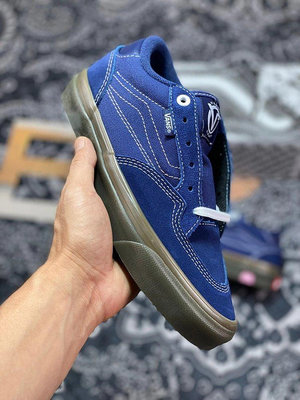 【潮牌館】萬斯Vans Skate Rowan Pro 藍色生膠 經典百搭 輕便舒適專業滑板鞋 貨