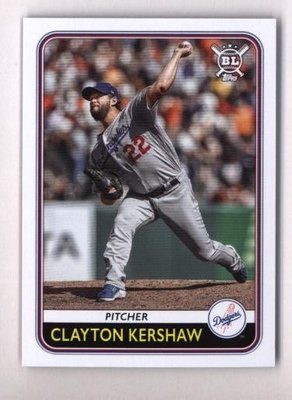 2020 Topps Big League #230 Clayton Kershaw - Los Angeles Dodgers