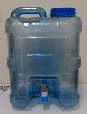 飲用水桶手提附水龍頭 台灣製食品級pc材質*提水桶儲水桶礦泉水儲水桶喝水桶 20公升