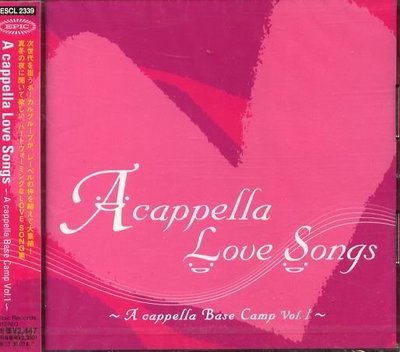 K - A cappella Love Songs Base Camp Vol.1 日版 CD NEW 香港好運 AJ