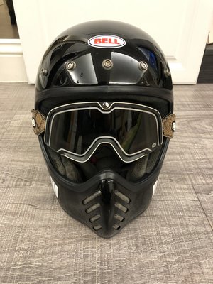 美國貝爾 Bell moto3  重機板 復古 越野 全罩式安全帽