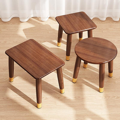 小凳子小板凳家用現代簡約換鞋凳網紅木凳子矮凳小椅子沙發凳-台北百貨