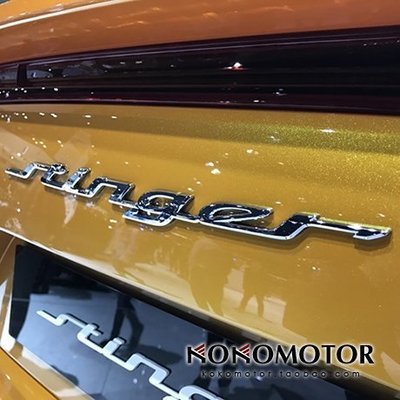 特賣-2018 KIA Stinger 專用 stinger字母改裝中網標 尾車標 後車標 韓國進口汽車內飾改裝飾品