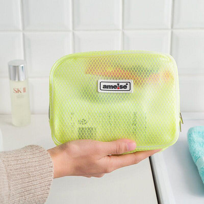 韓式便攜洗漱包簡約PVC防水洗澡包洗浴袋ins化妝包護膚品收納包袋
