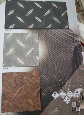 工業風奈米系列塑仿黑鋼鐵板紋~ 時尚.新潮.超真實,質感佳,塑膠地磚塑膠地板 (新品發售)每坪1800元《台中市免運費》