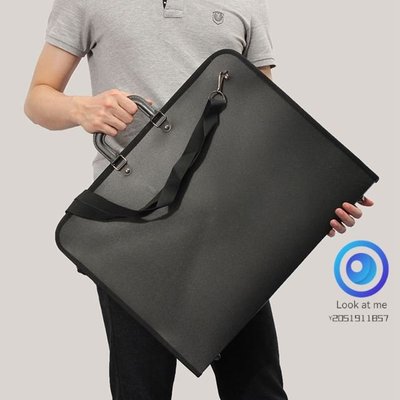 【Look at me】1個 黑色black PP A3美術用品包 寫生包 美術用品畫袋 工具包 尺寸