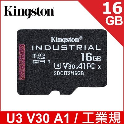 KINGSTON 金士頓 INDUSTRIAL microSDXC 工業用記憶卡 SDCIT2/16GB