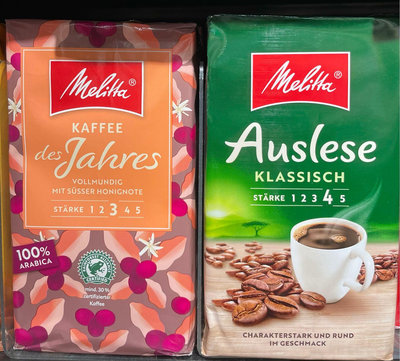 3/13前 德國 美樂家 Melitta 100%阿拉比卡咖啡粉500g /特選經典咖啡粉500g 到期日2025/1/15
