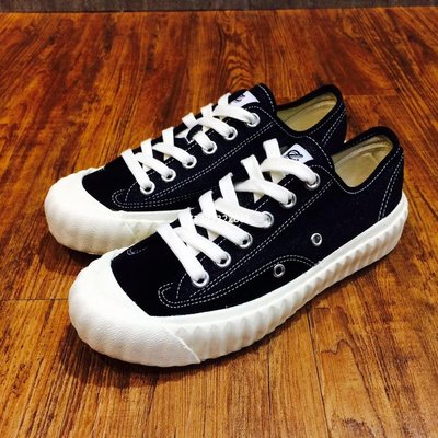 (smart) EXCELSIOR 黑白色 膠底 帆布鞋 餅乾鞋 DS_M8024DS_BK 女 韓國限定