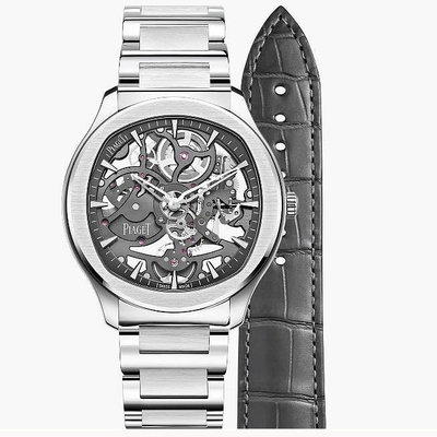 預購 伯爵錶 Piaget Polo系列 Piaget Polo Skeleton 42mm  G0A45001 機械錶 鏤空面盤 精鋼錶帶 男錶 女錶